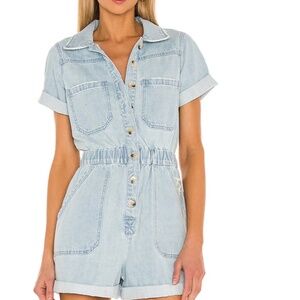 MUMU | Dress and Romper, Cannon Romper in Dockside (Medium)